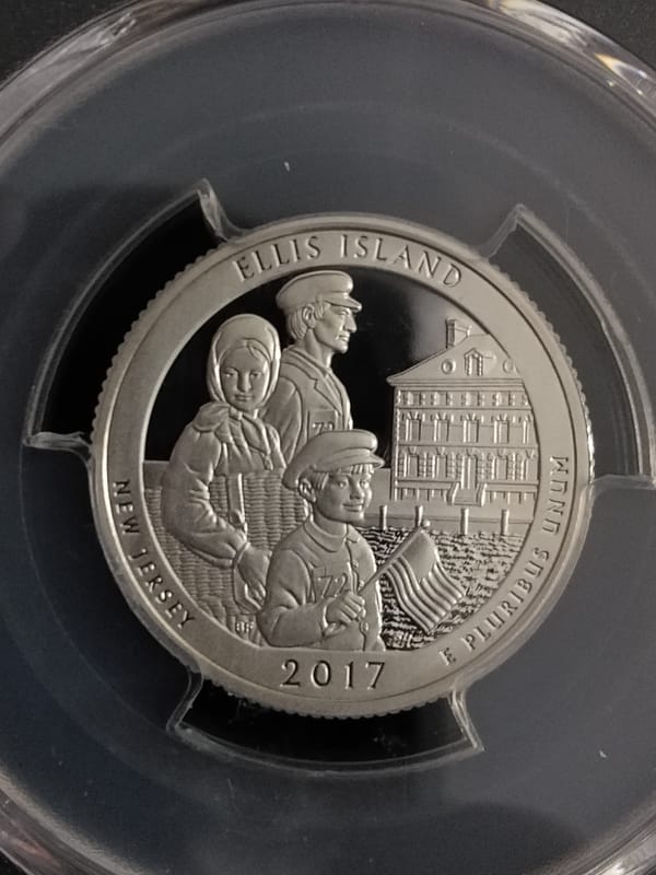 Silver 2017-S Ellis Island NP PR-69 DCAM  - Image 3