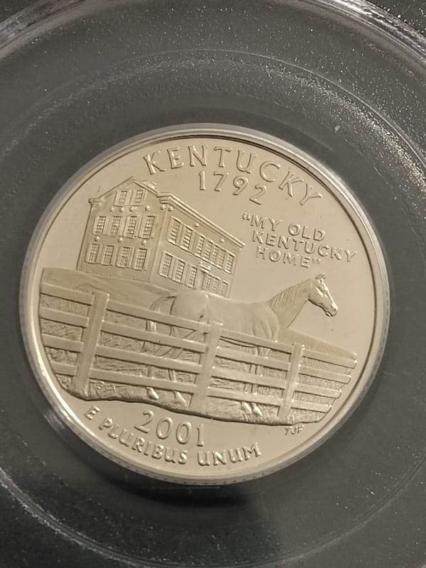 Silver Kentucky State Quarter PR-69 DCAM  - Image 6