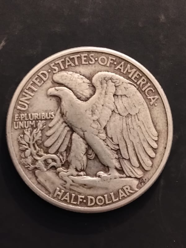 Silver 1943 Walking Liberty Half Dollar - Image 6