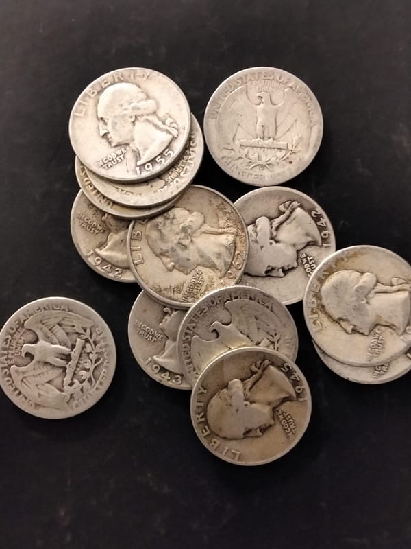 90% silver quaters - Image 2