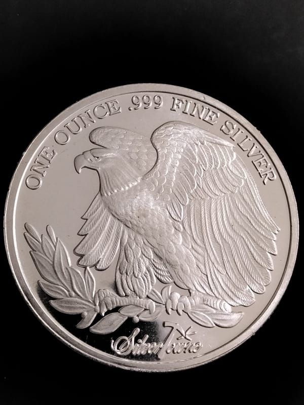 1 oz SilverTowne Saint-Gaudens Silver Round BU - Image 4