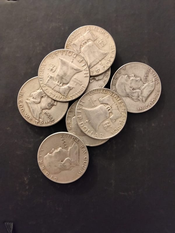 90% Franklin Half Dollars - Image 3