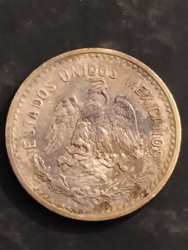 Silver key date 1905 10 Mexican centavos  - Image 4