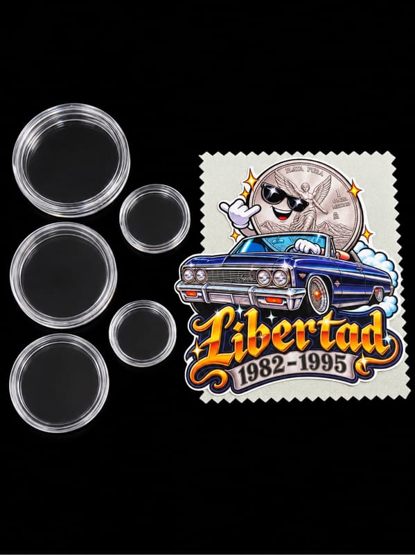 Libertad Gorditas 5 Coin Capsule Set 1982-95 - Image 1