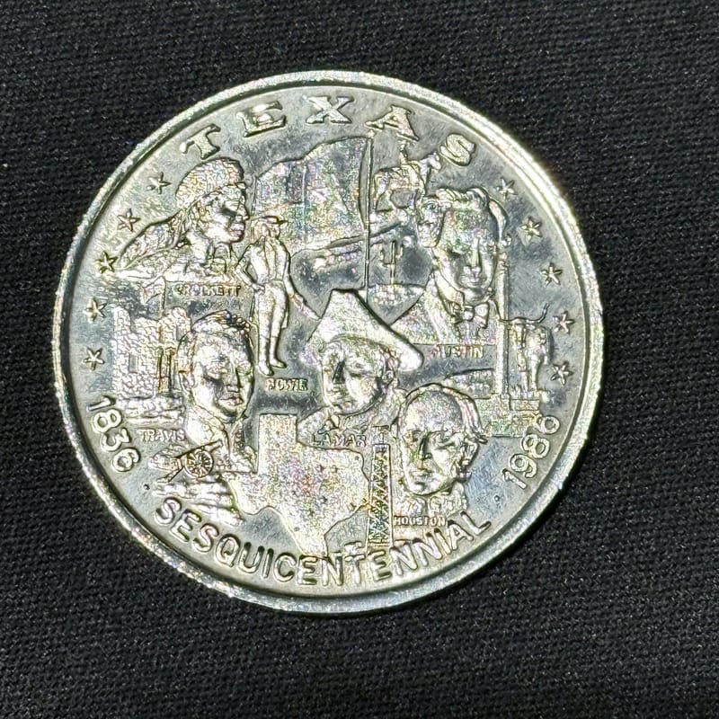 1986 Texas Sesquicentennial Silver Medal 1oz | PeerMetals