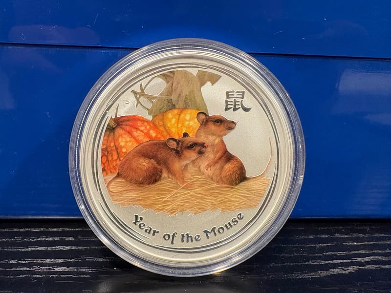 5 oz colorized lunar mouse - Image 1