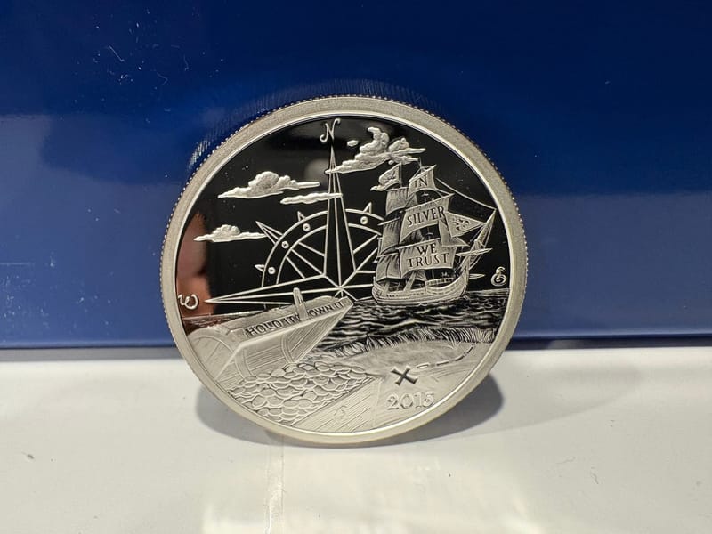 1 oz silver bug island  - Image 1