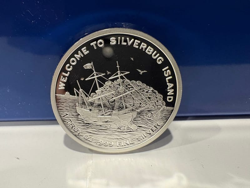 1 oz silver bug island  - Image 2