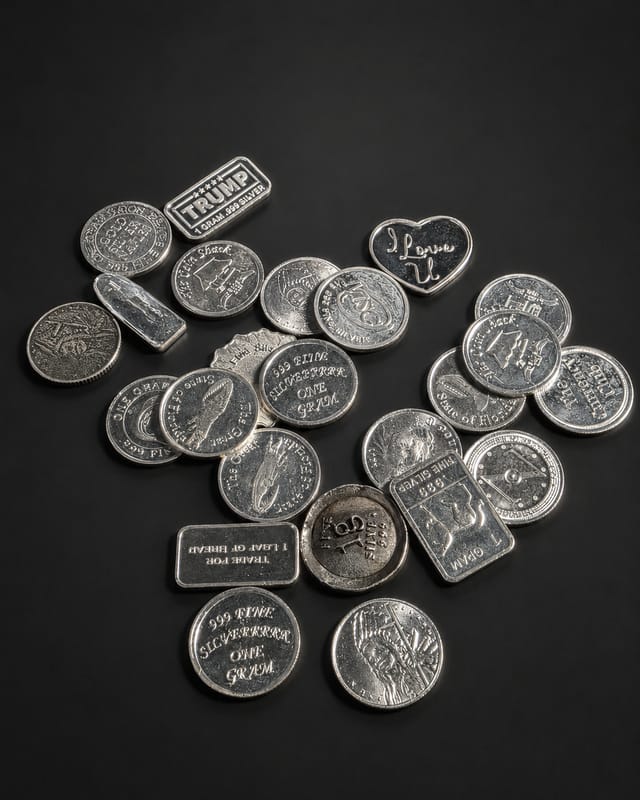 Random Draw 1 Gram (.032 OZT) Silver - Image 1