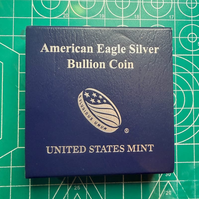 2024 American Silver Eagle Coin Toning With Box - Image 5