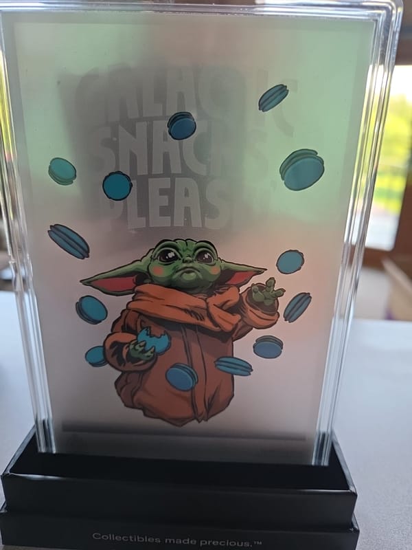 NEW NEW NEW NEW NEW NEW NEW 2026 Argo Mandalorian Grogu Baby  Wanted Silver Limited Edition Foil - Image 4