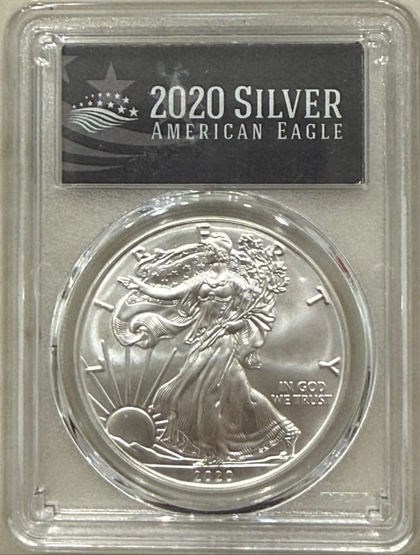 NEW 2020 Silver Eagle PCGS MS70 First Strike | PeerMetals