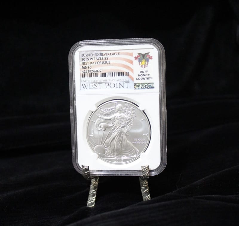 2015 Burnished Silver Eagle - Image 1