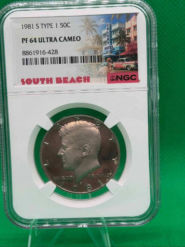 1981-S Kennedy Half Dollar PF64 Ultra Cameo - Image 1