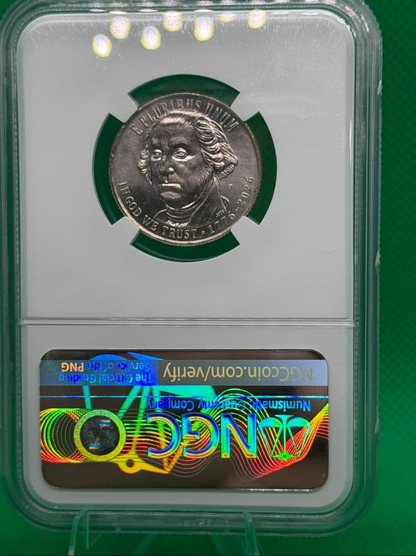 1776-2026-P Revolutionary War Quarter MS65 - Image 2