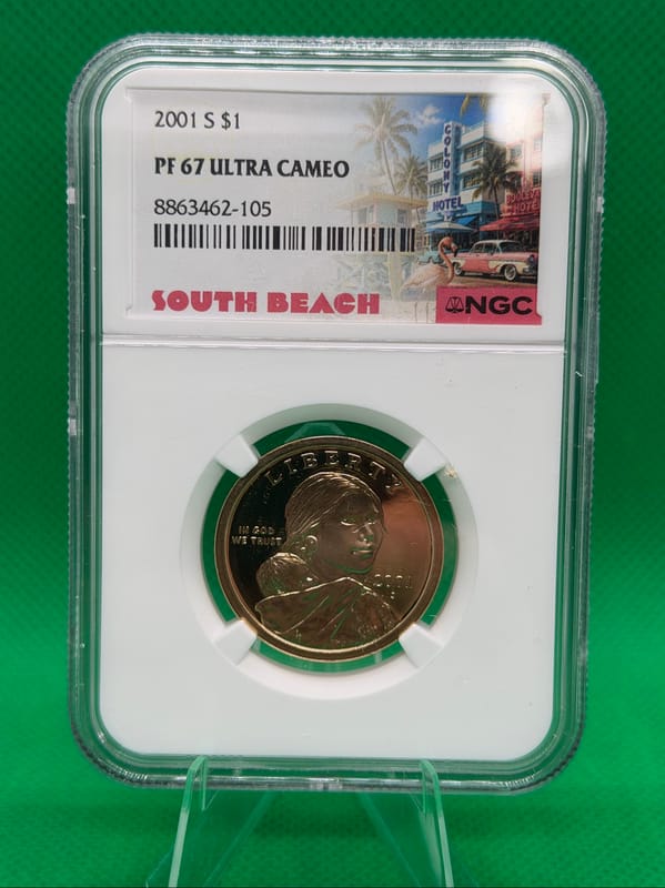 2001-S Sacagawea. Dollar PF67 Ultra Cameo - Image 1