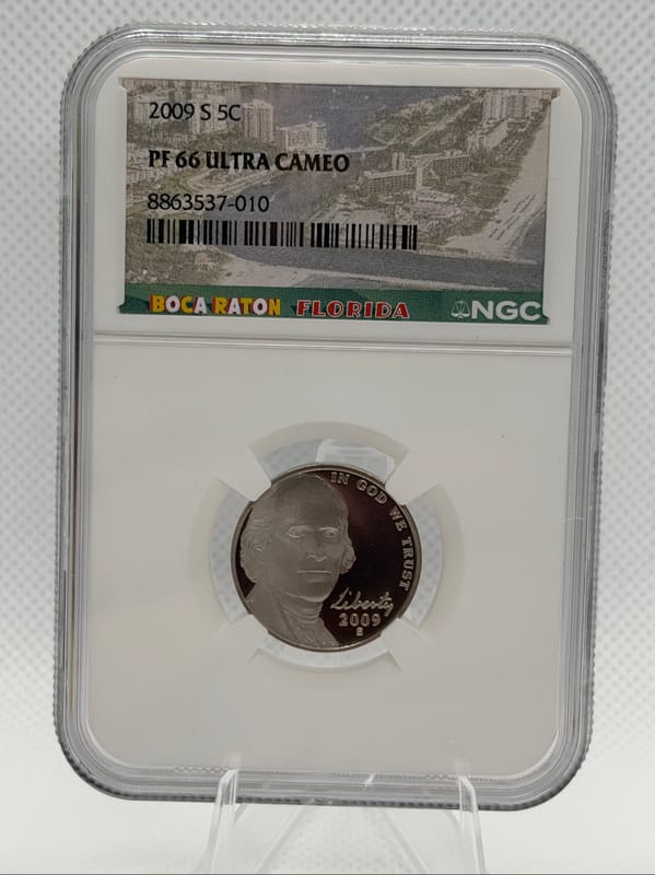 2009-S Jefferson Nickel PF66 Ultra Cameo - Image 1