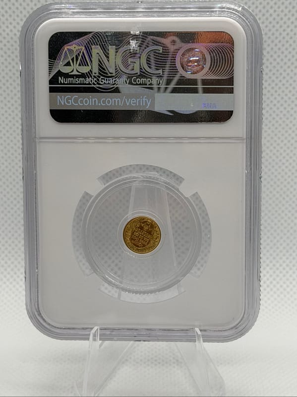 Day Of The Dead Rose Skull 1/200oz .9999 Gold MS70 - Image 2