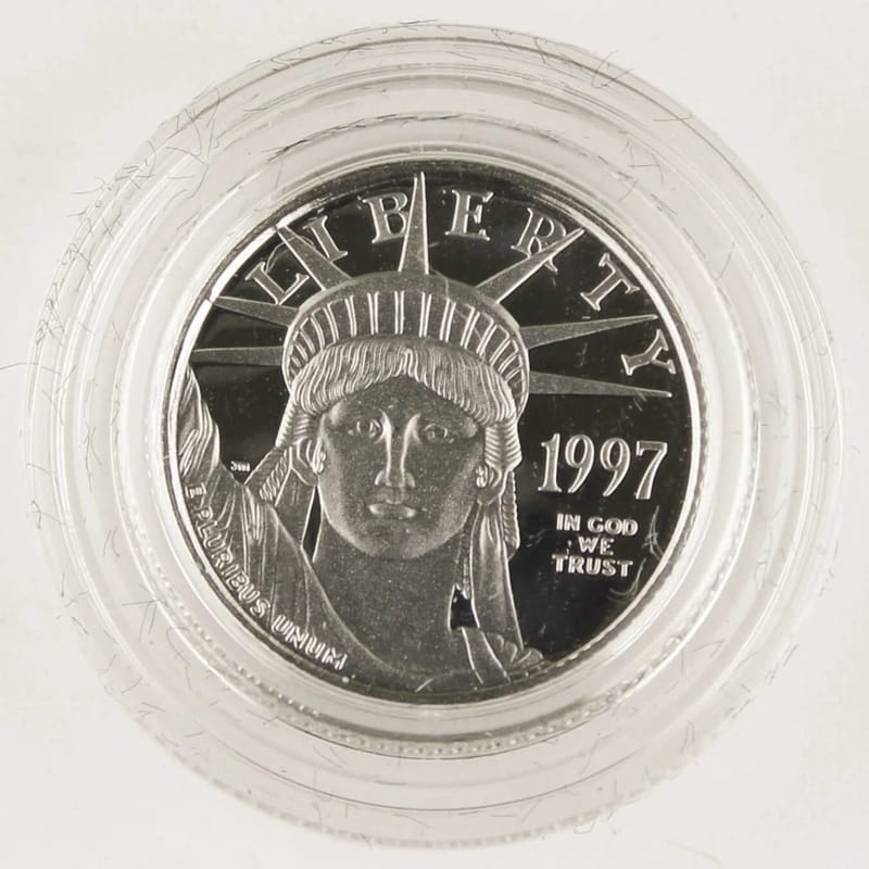 1997 1/10 oz Proof Platinum Coin - Image 2