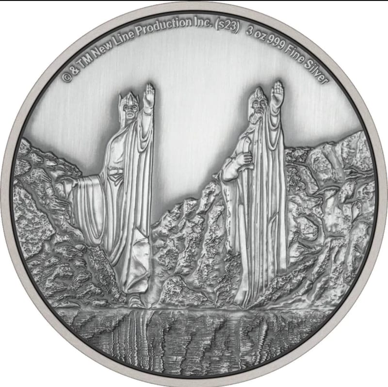 2023 Lord of the Rings Middle Earth Argonath 3 oz  - Image 5