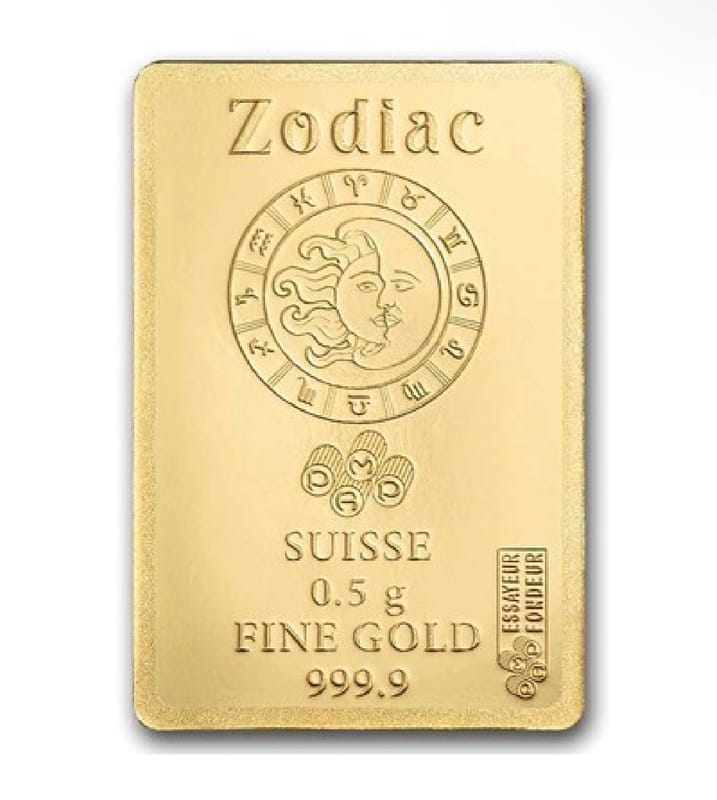 1/2 g PAMP gold bar zodiac cancer - Image 4