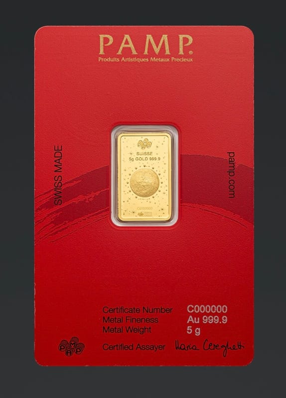 Lunar Legends 2026 Year of the Horse 5g Gold Bar - Image 3