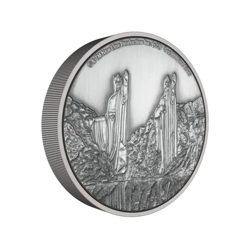 2023 Lord of the Rings Middle Earth Argonath 3 oz  - Image 3