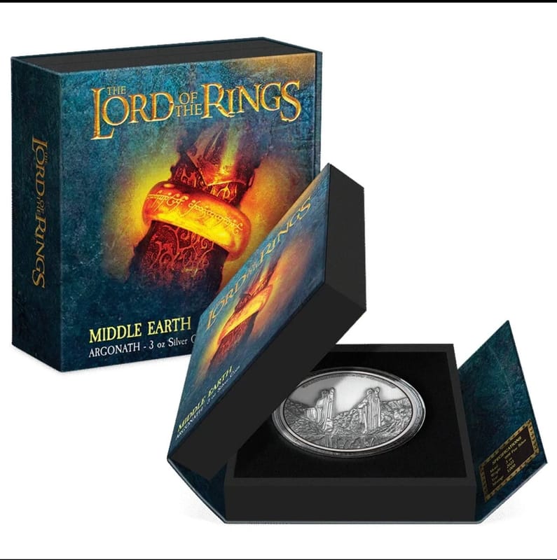 2023 Lord of the Rings Middle Earth Argonath 3 oz  - Image 6