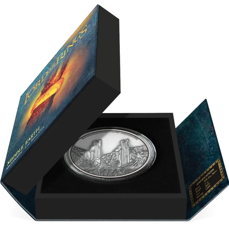 2023 Lord of the Rings Middle Earth Argonath 3 oz  - Image 1