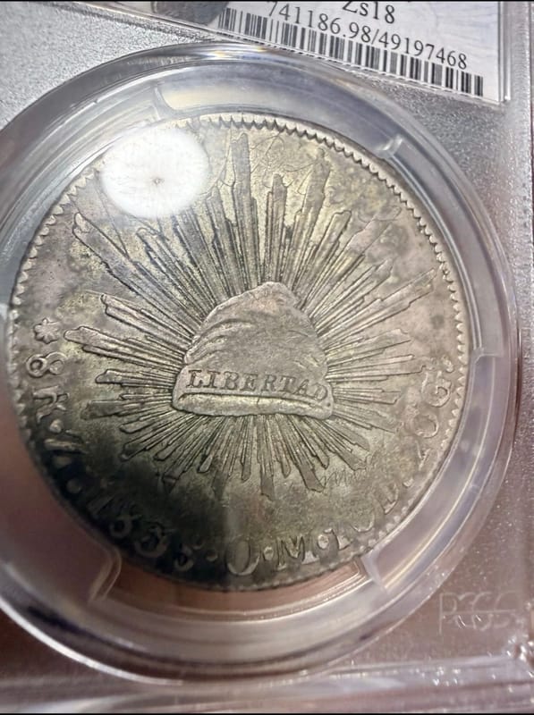 1838 8 reales Zacatecas - Image 5