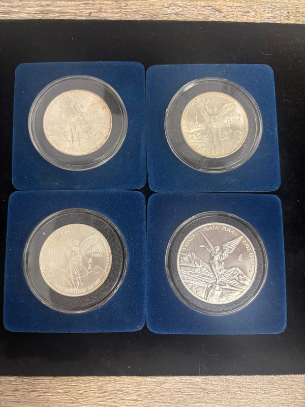 mexico silver libertad coin lot .999 silver  - Image 2