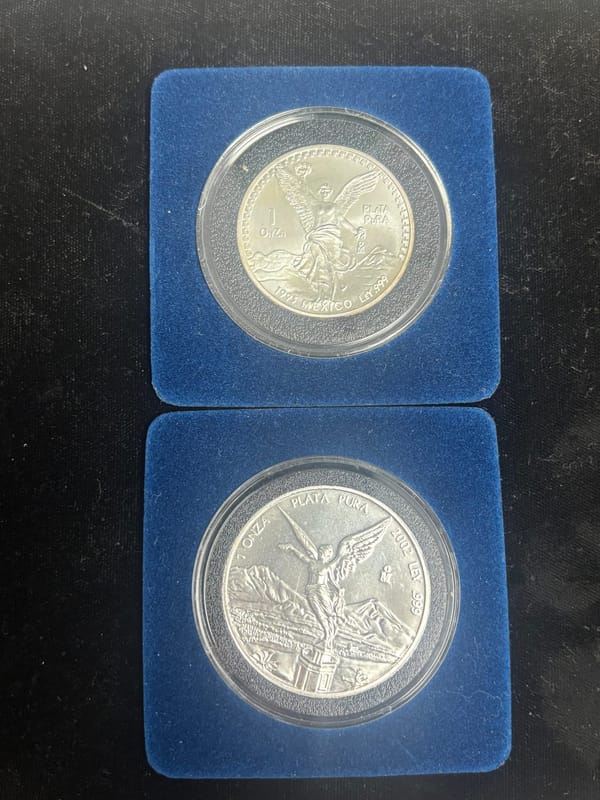mexico silver libertad coin lot .999 silver  - Image 5