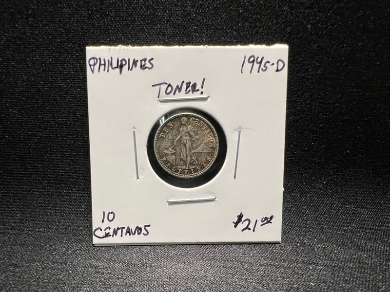 Silver 10 Centavos - Image 1