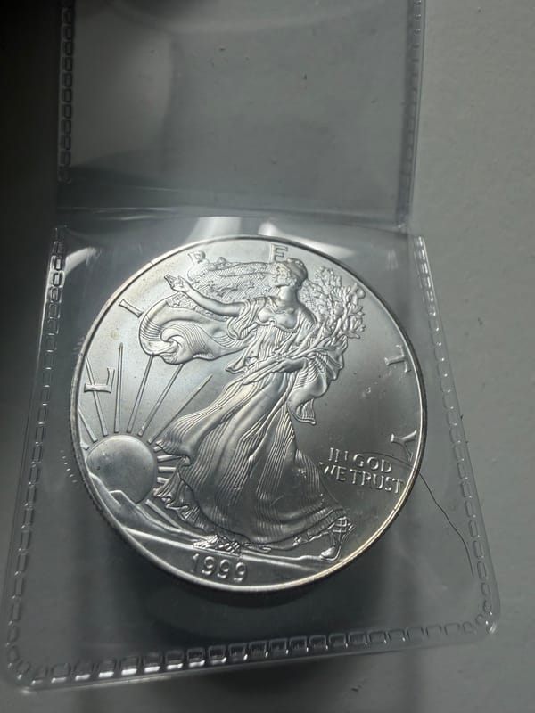 1999 American silver eagle 1 oz - Image 1