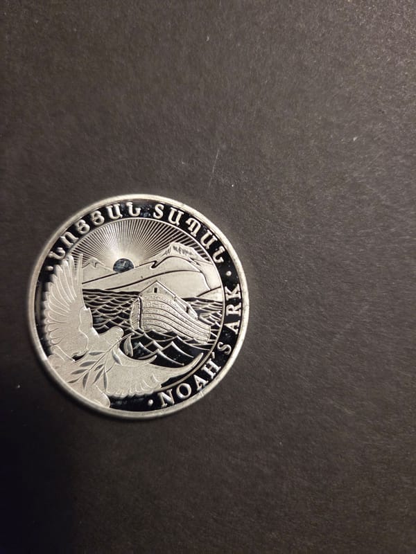 Noah's Ark 1oz silver round. - Image 1