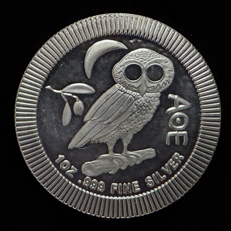 2020 Niue Athenian Owl 1 oz Silver Coin - Image 1