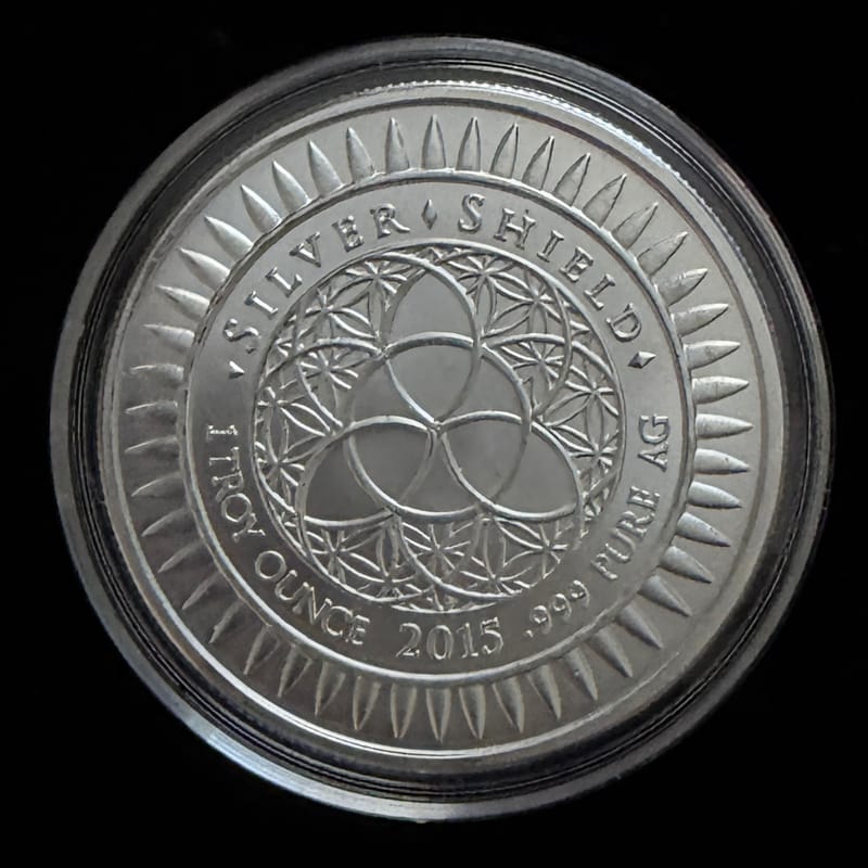 2015 Silver Shield Freedom Girl 1 oz Silver Round - Image 2