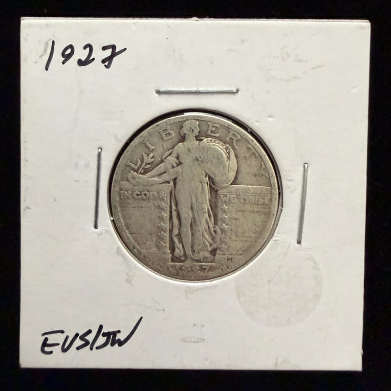 1927 Standing Liberty Quarter – 90% Silver - Image 1