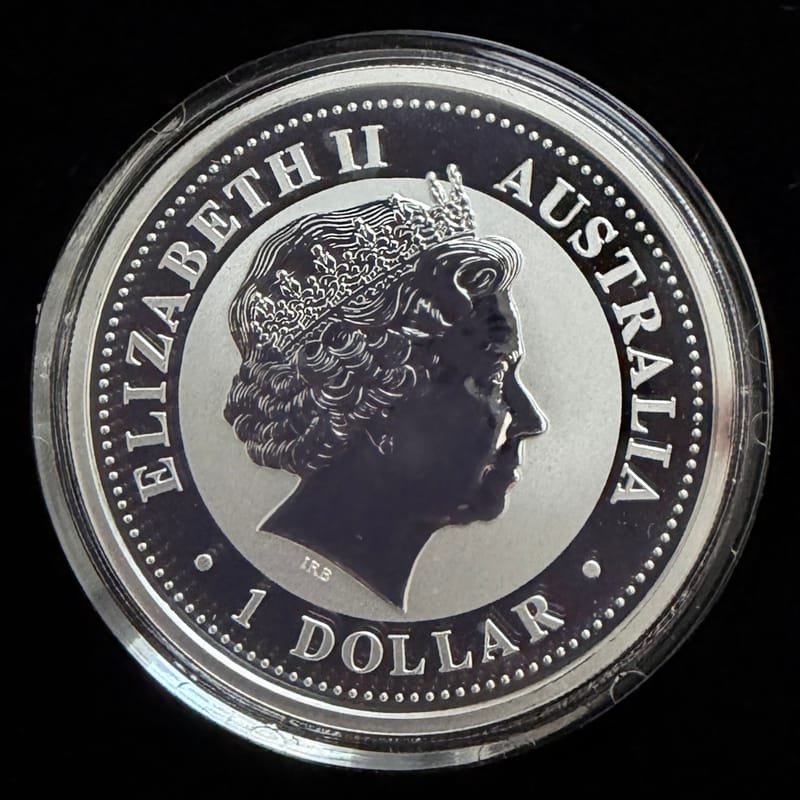 2001 Kookaburra 1 oz Silver Coin Australia - Image 2