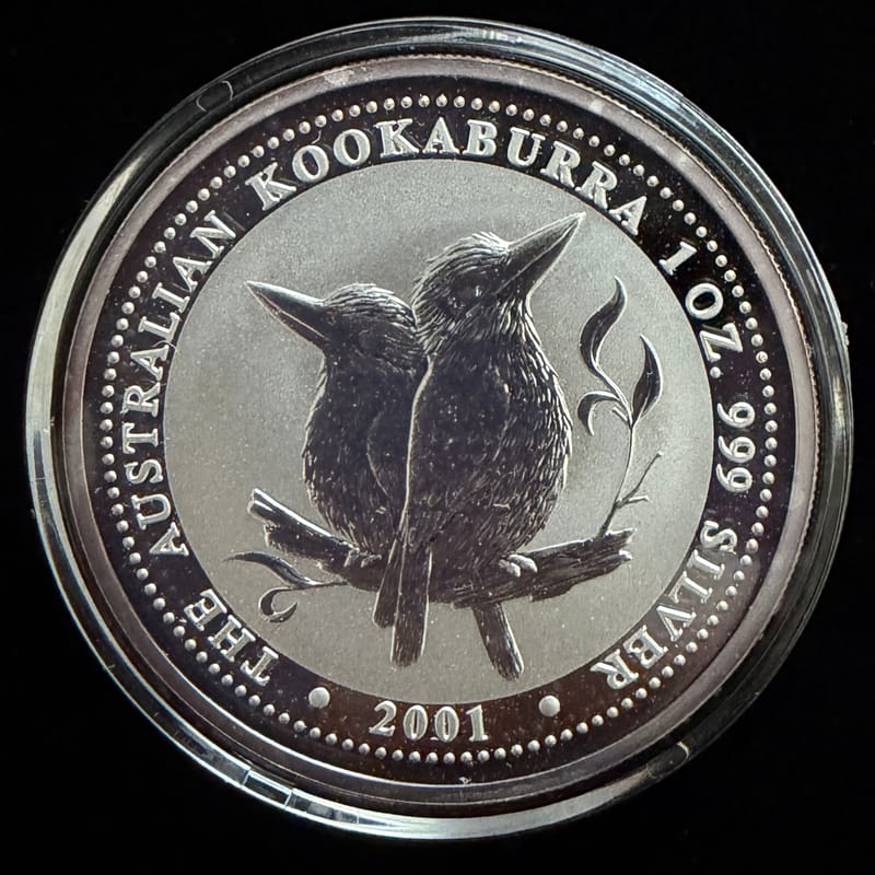2001 Kookaburra 1 oz Silver Coin Australia - Image 1