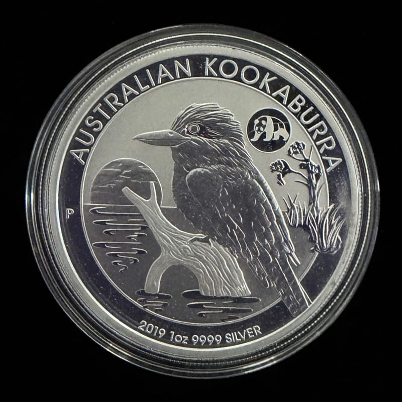 2019 Kookaburra Panda Privy 1 oz Silver Coin - Image 1