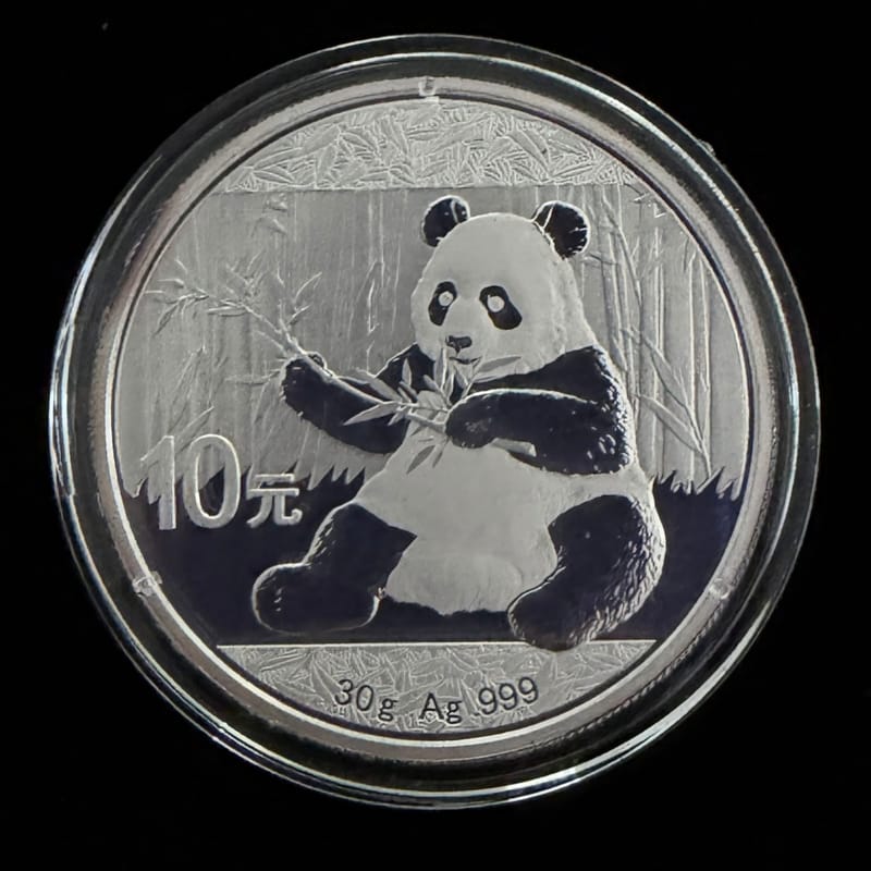 2017 Panda 30g .999 Silver Coin | PeerMetals
