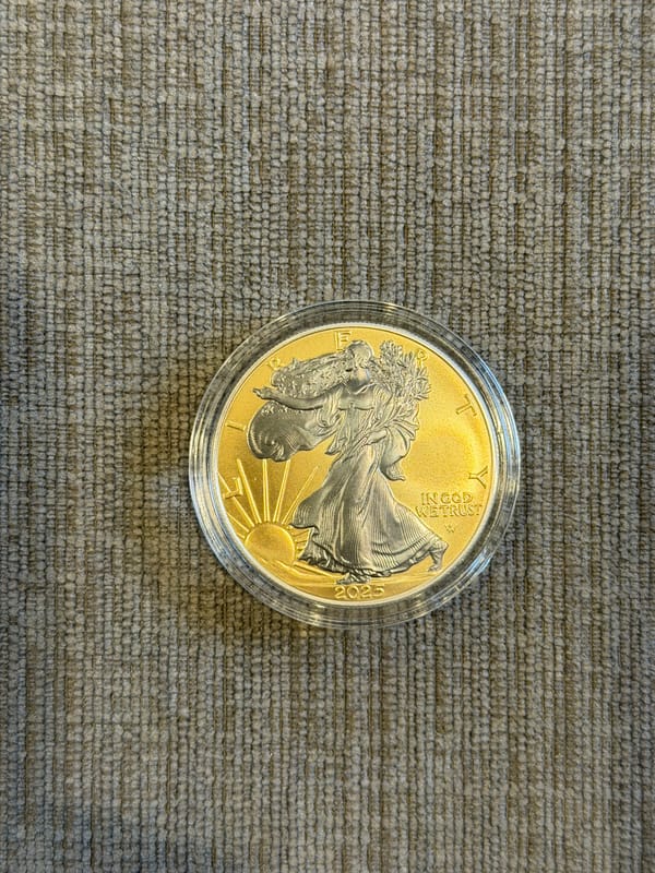 American silver Eagle Black Platinum and Gold  - Image 4