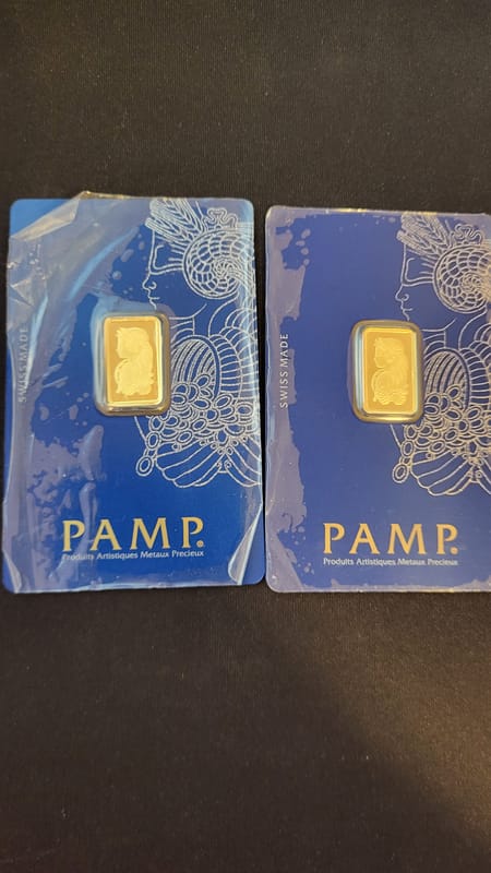 2.5 Gram PAMP Gold Bars -  - Image 2
