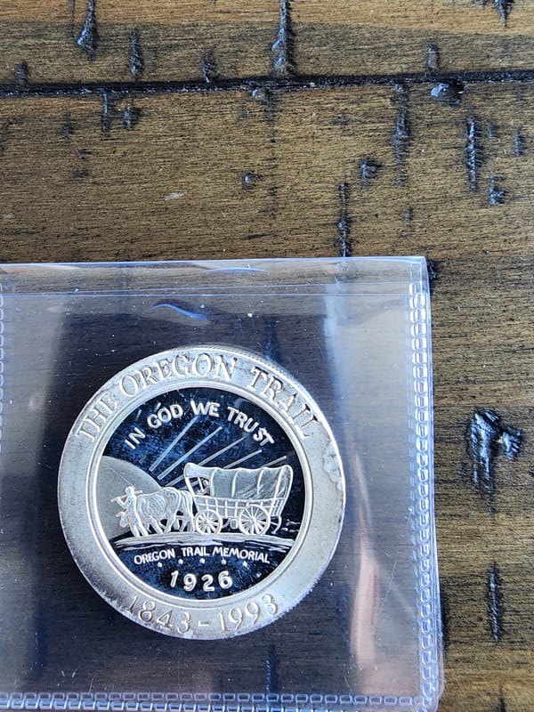 The Oregon Trail Memorial 1 OZ Silver - Image 1