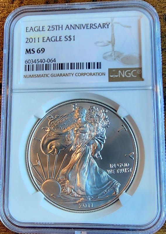 2011 ASE 25th Anniversary NGC MS69 - Image 1