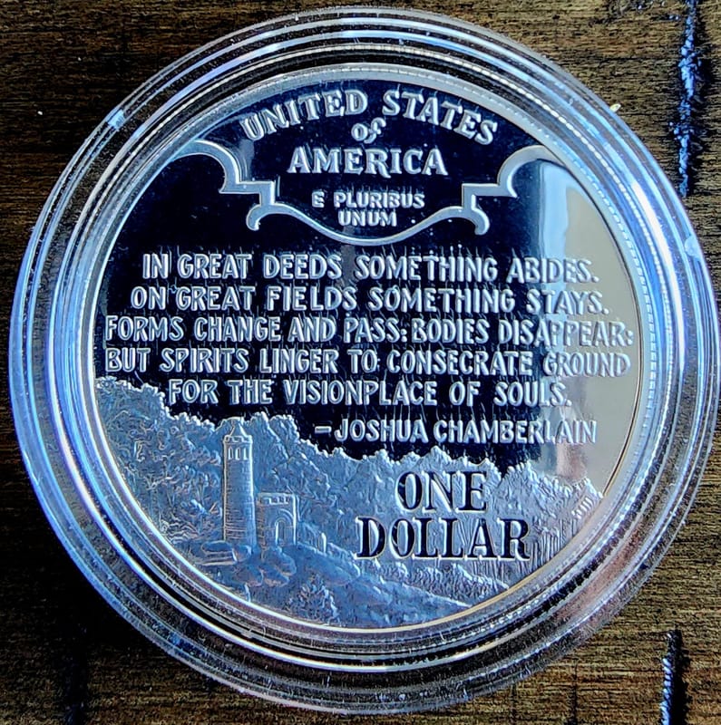 Liberty Battlefield Silver Commemorative Dollar - Image 2