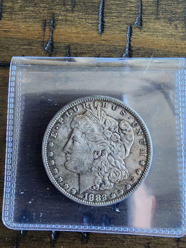 1882 Morgan Silver Dollar Toned - Image 1