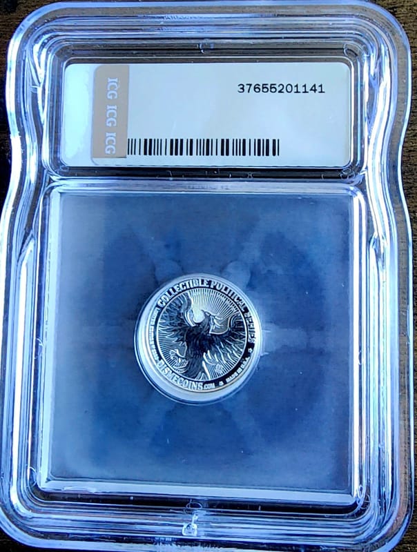 Disme Coins 1/10 oz Fine Silver Limited Edition MS - Image 2