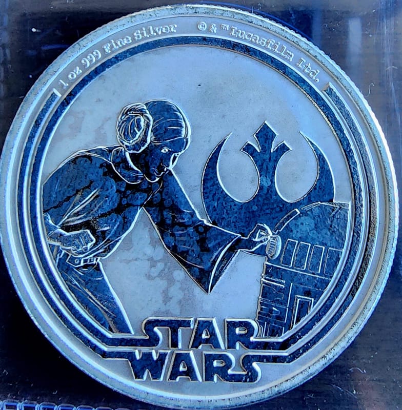 Star Wars 1 OZ Silver Round .999 - Image 1